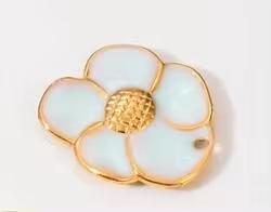 Wholesale 5pcs/lot Enamel Flower Charms Stainless Steel Colorful Pendant For DIY Necklaces Earrings Jewelry Making Accessories
