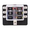 Protective Components Fuses and Accessories for Car Blade Fuse Box Holder 6 Ways Modified Terminal Block with LED Warning Light Electronic Accessories
