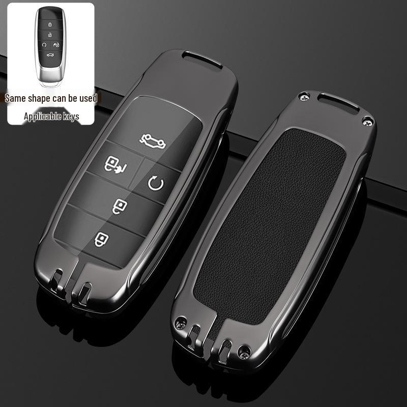 

Чехол для ключа автомобиля Mitsubishi Outlander/ASX/Eclipse GAC с металлической пряжкой, защитная оболочка