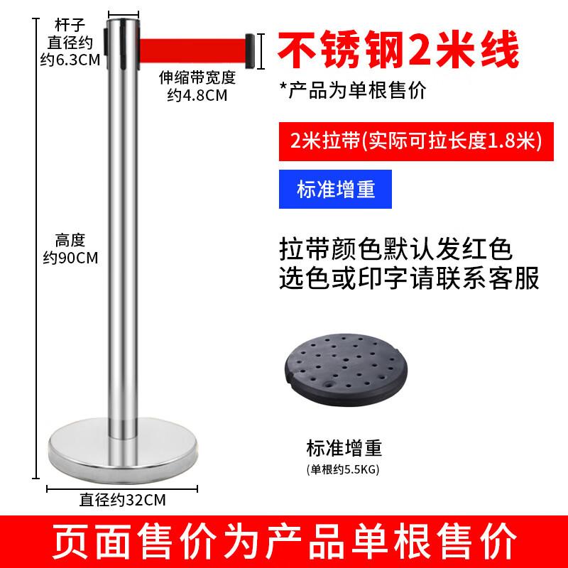 Stainless Steel Retractable Belt Stanchion