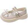 Fashion French Retro Shallow Mouth Platform Single Shoes Women's 2025 New Summer Skirt Versatile Mary Jane Small Leather Shoes