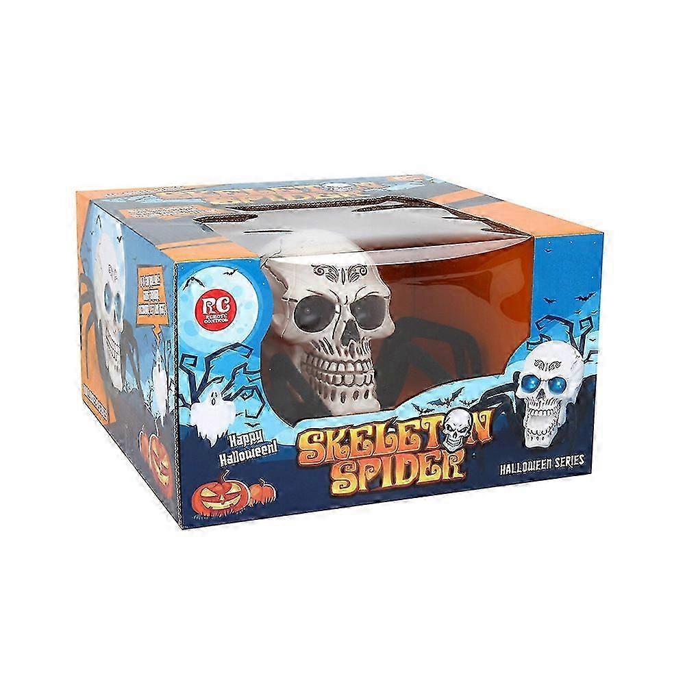 Halloween Scary Plush Toy - Remote Control Electric Skeleton & Wolf Spider Halloween Trick Props