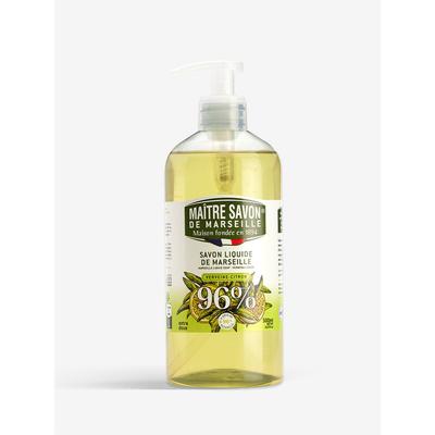 MAITRE SAON Large Capacity Olive Face Cleanser Mildly Alkaline Marseille Liquid Soap Foam Cleansing Citrus Verbena Scent 500ml