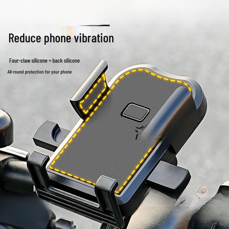 Anti-Vibration Bicycle Mobile Phone Holder for Mountain and Road Bikes