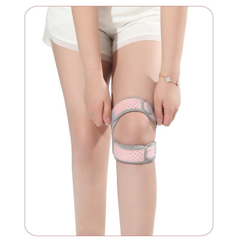 Adjustable Knee Brace Silicone Shock Absorption Sports Knee Support