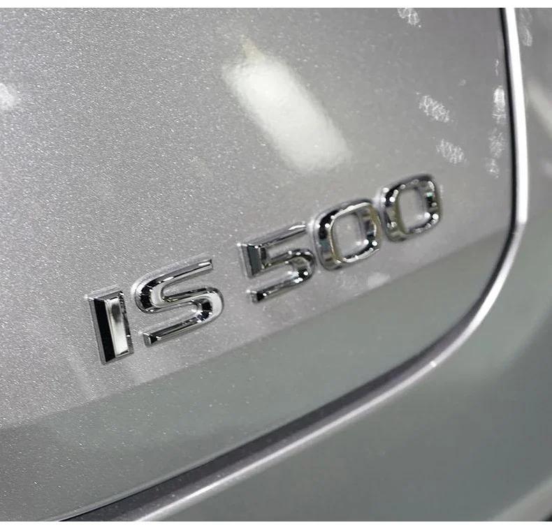 

Логотип на багажнике Lexus IS200 IS250 IS300 IS350 IS500, модифицированный, с буквами, из ABS-пластика. IS200 чёрный