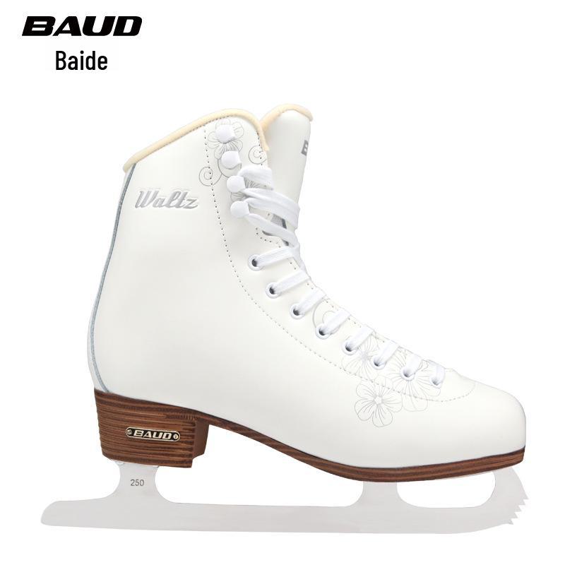 Baide Waltz Genuine Leather Adult & Children's Ice Skates for Figure & Speed Skating