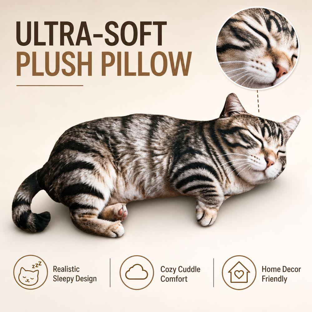 PP Cotton Filled Animal Body Pillow Plush Material Cat Keychain Animal Cushion Doll Toys For Kids