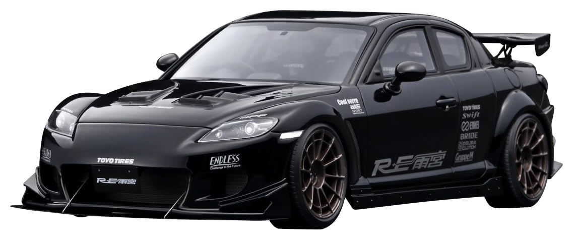 

модель зажигания Mazda RE Amemiya Black готовый продукт 1/18 RX-8 (SE3P)