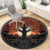 1pc Tree of Life Office Round Area Rug, Under Office Chairs Bedroom Living Room Home Decor, Room Deco, Available in Various Sizes 023