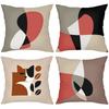 Modern Geometric & Cat Pattern Decorative Cushions Polyester pillowcase, sofa decorative cushion cov Headboard Pillow