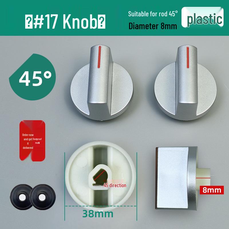 Universal Metal Ignition Knob for Gas, Coal, and Liquefied Gas Tabletop Stoves