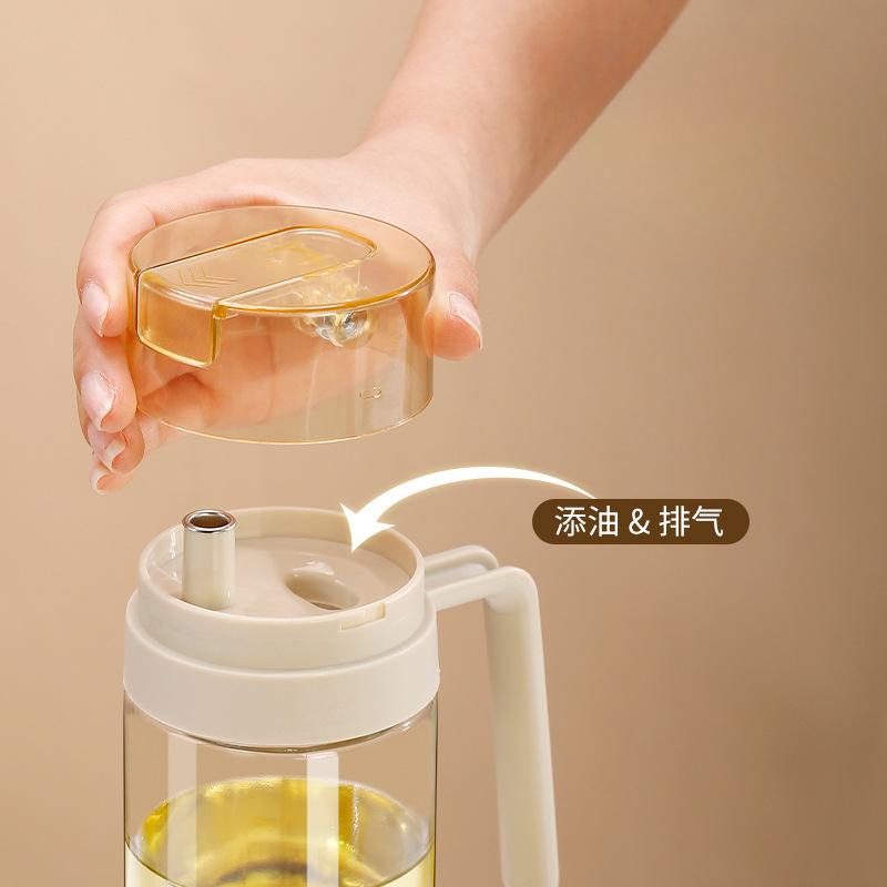 600ml Glass Spray Oil Sprayer Bottle For Cooking Kitchen Storage Oil Jar Cruet BBQ Kitchen Baking Roasting Picnic Kitchen Tool