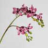 2 Fork Artificial Butterfly Orchid Flower Realistic Fake Flowers  Balcony Decor