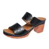 New summer fish mouth high heel sandals large size with casual thick heel sandals
