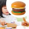 Food Stacker Toy Color Recognition Children Wooden Puzzle Wood Game for Birthday Gift