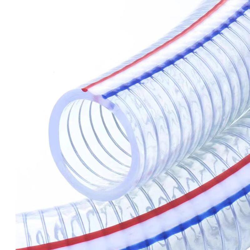 DeLi PVC Steel Wire Reinforced Transparent Hose