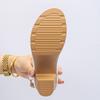 Thick-heeled Sandals Women Wear The New 2025 Summer Thick-heeled Plus-size High-heeled Sandals for Women