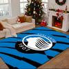 1PC Football Atalanta  Rug Game Carpet, Floor Mat for Bedroom Living Room Entryway Rug, Home Decor Idea Gift for Christmas Birthday