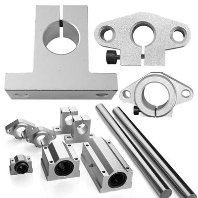 1 Stück Aluminiumlegierung Linearlager XYZ-Tisch SK8 SK10 SK12 SK16 SK20 Schienenwellenhalterung CNC-Fräser SHF8 SHF10 SHF12 SHF16