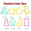 Creative 3D Plasticine Mold Modeling Clay Accessories DIY Play Dough Noodle Tool Kit Plastic Set Knife Mold Kids Educational Toy