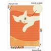 DIY Full Drill Diamond Painting Kit White Cat Design Rhinestone Art Canvas for Modern Wall Decor Adult Gift