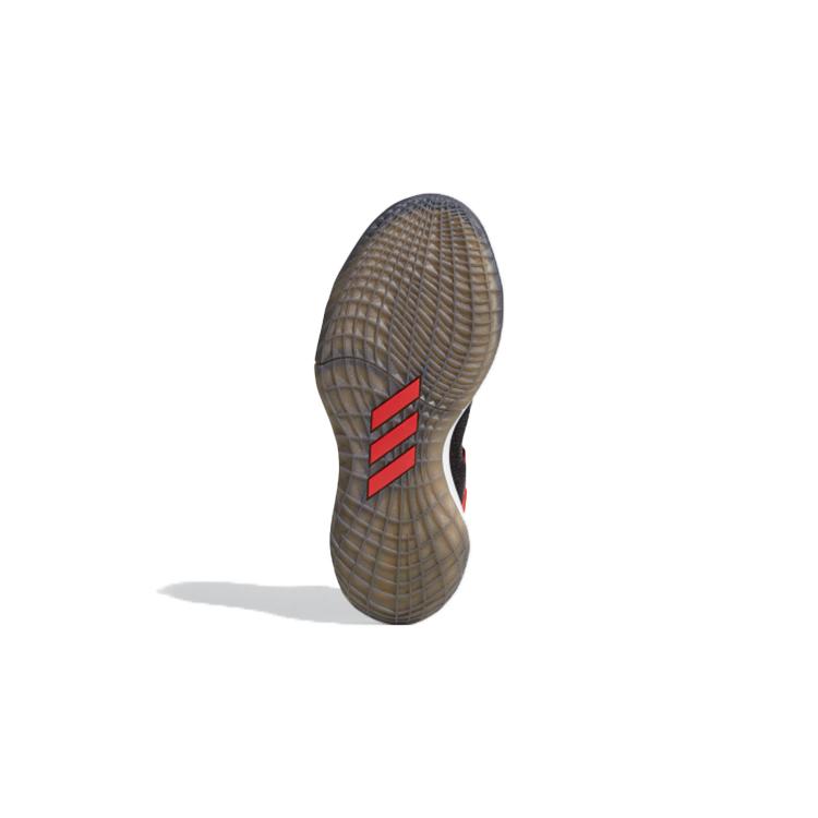 New Adidas Harden Stepback 2 J Breathable Mid Top Children's Basketball Shoes Black Red Brown Teenagers FZ1549