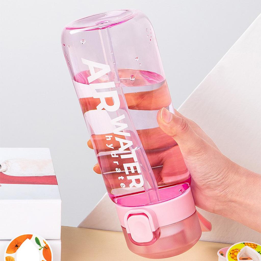 Tasting Fruit Water Bottle, 0 Sugar And 0 Calorie, Suction Cup, Multiple Rings