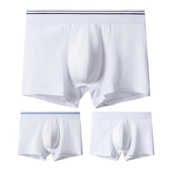 Men Boxer Underwear Elastic Mid-Waist Design U-Convex Shorts Briefs Smooth