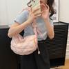 Large capacity dumpling bag spring and summer niche versatile cloud pleated bag women's bag high-end shoulder bag messenger bag