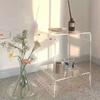 Acrylic Transparent Edge Few Internet Celebrities Simple Bedroom Bedside Table Nordic Coffee Table Sofa Few Ins Light Luxury She