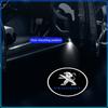 2pcs HD Led Welcome Light Car Door Projector Lamps Car Accessories For Peugeot 107 108 206 207 208 301 307 308 405 406 407 408 508 807 2008 3008 4008