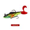 Soft Bait Fishing Lures Artificial Sinking Swimbait Paddle Tail Jig Head Fishing Tackle Goods For Sea Bass