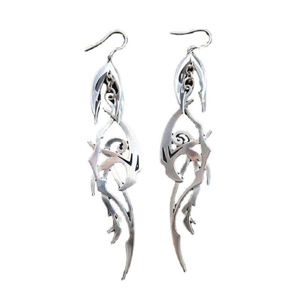 Pendant Girl Gift Gothic Women Zircon Earrings Rhinestone Korean Style Dangle Earrings Ear Drop