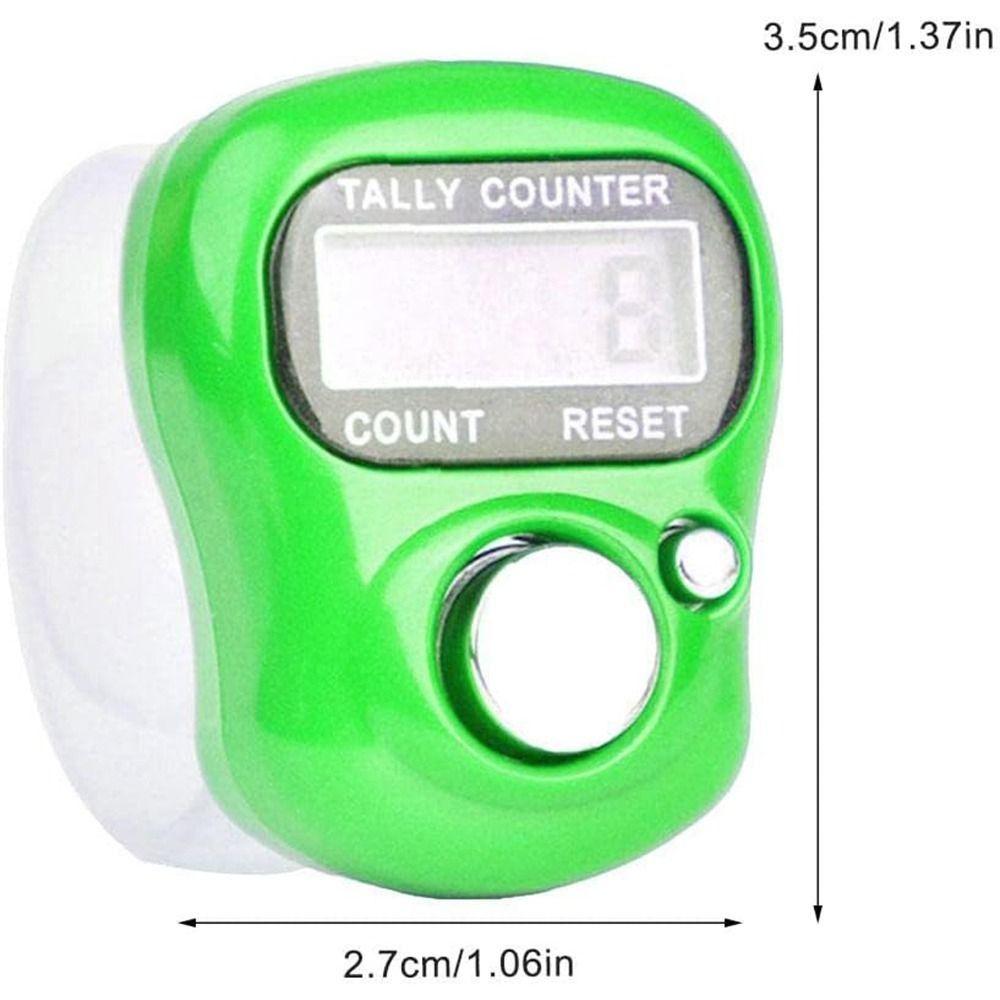 New LED Digital Electronic Finger Counter Hand Held Coun Tally Counter Finger Ring Timer Random Hand Timers for Outdoor Sports