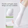 5 Pairs of 100% Cotton Socks for Men and Women, Thin Mid-calf Socks for Summer, Sweat-absorbent and Odor-resistant Pure Cotton Men's Socks