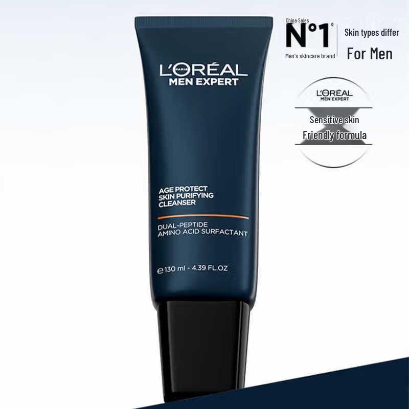 L Oréal Men s Youth Code Очищающее средство с аминокислотами для упругости кожи