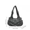 Ladies Vintage Maillard Denim Tote Bag Large Capacity Babes Tote Bag