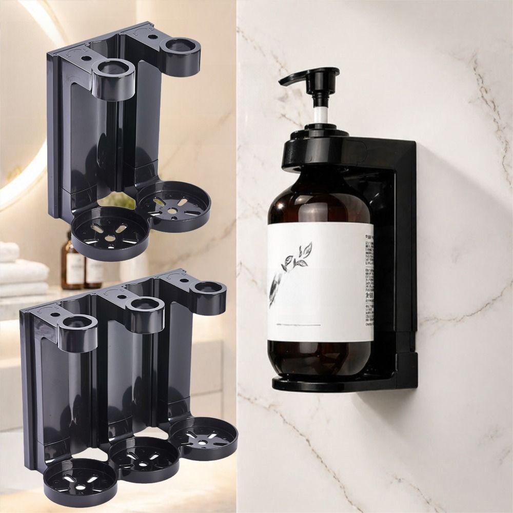 Easy Installation Bathroom Dispenser Rack 1/2/3 Head Bathroom Soap Holder  Tile Surface