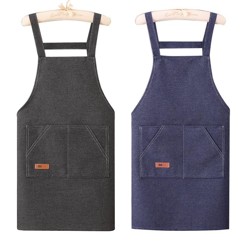 Men'S And Women'S H Type Belt Apron Not Easy To Fade Kitchen Belt Pocket Anti-Fouling Apron Wholesale