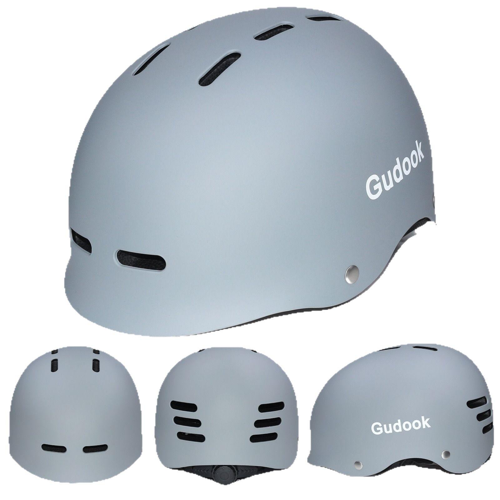 

Скейтборд, скейт, роликовые коньки, шлем для электровелосипеда, езда на велосипеде на открытом воздухе, безопасность ночной езды L: suitable for 58-61cm head circumference