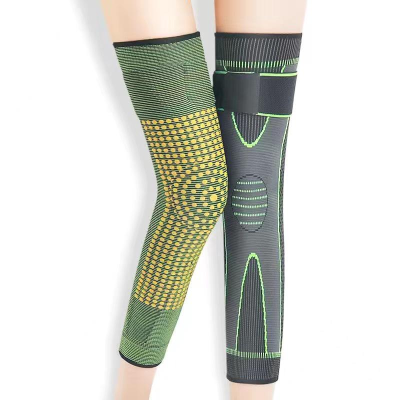 Полынь Самонагревающаяся Поддержка Колена: Компрессия, Противоскользящие, Зимнее тепло для мужчин и женщин One size