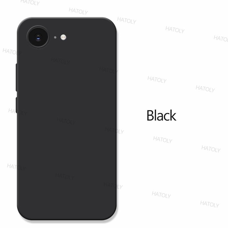 

Чехол для iPhone 16e для Apple iPhone 16e, оригинальный противоударный чехол из жидкого силикона, задняя крышка для телефона, чехлы для iPhone 16e For iPhone 16e чёрный