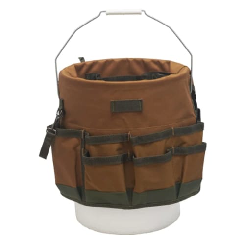 Bucket Boss Bucketer 30 Tool Storage Bucket Cover with Bucket Pocket