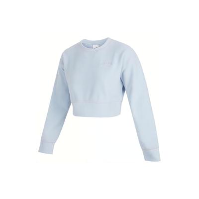 Besticktes Logo Rundhals-Sweatshirt Damen Oberteile Blau DO6965-418