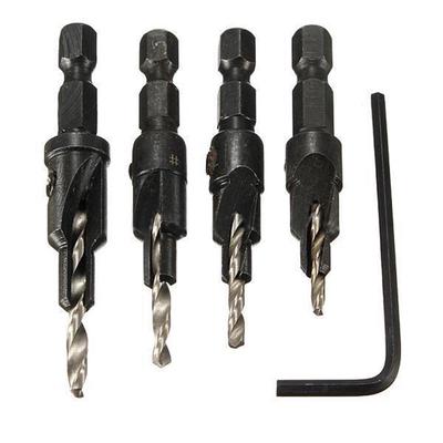 1//4/" Hexagonal Tige Hex Fraiseuse cloison sèche Vis Setter perceuse embouts 5 pcs