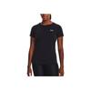 Under Armour Sport T-Shirt Women Tops Black 1277207-001