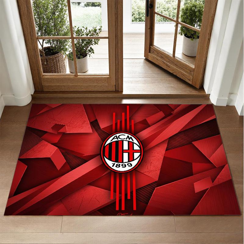 AC Milan Design Crystal Velvet Rug Soft Decorative Mat for Bedroom Entrance