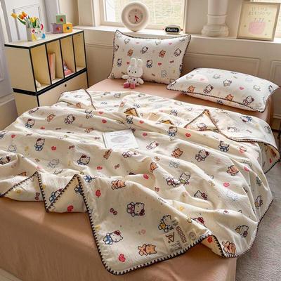 Zhuchuang Jingpin Pixel Cat Ultra-Soft Summer Quilt
