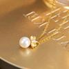 S925 pure silver pearl necklace, light luxury, niche women's pendant, collarbone chain, fashionable women's high-end jewelry, daily wear jewelry gifts